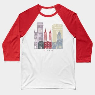 Caen skyline poster Baseball T-Shirt